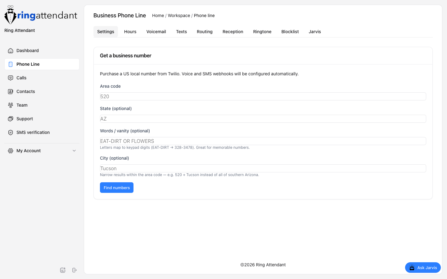 Find a business number